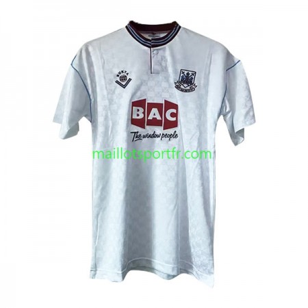Maillot de Foot West Ham United 1989-1990 Retro Exterieur